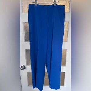 Wide leg blue pants by Costes European  women's XXL NWT